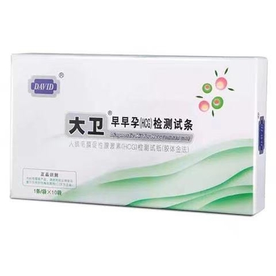 10 Pieces/Box Bar Shape Pregnancy Test Kit for Quick and Convenient Results