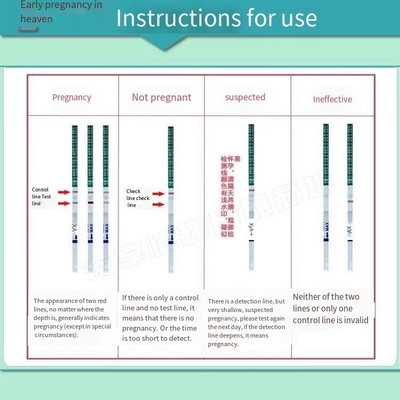 10 Pieces/Box Bar Shape Pregnancy Test Kit for Quick and Convenient Results