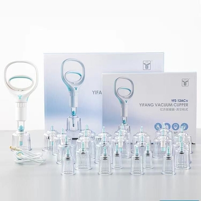 Tempering Glass Instrument Classification Class I Gua Sha Therapy Cupping Vacuum Cup