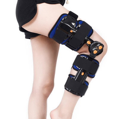 Class I Adjustable Medical Knee Joint Holder Hinged Brace with and Maximum Angle of 180°