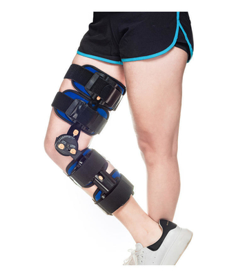 Class I Adjustable Medical Knee Joint Holder Hinged Brace with and Maximum Angle of 180°