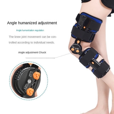 Class I Adjustable Medical Knee Joint Holder Hinged Brace with and Maximum Angle of 180°