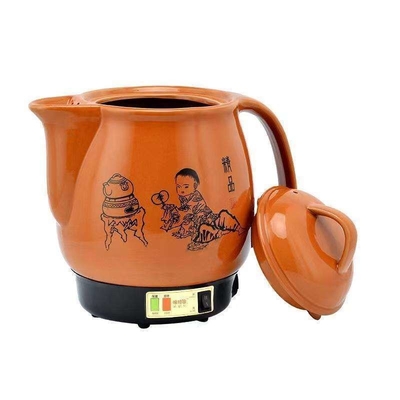 Brown Automatic Power off Traditional Chinese Medicine Soup Pot with Convenient Design