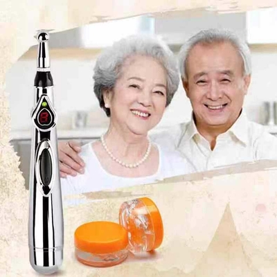 Class II Electronic Meridian Pulse Health Treatment Pen with Sending Acupoint Maps