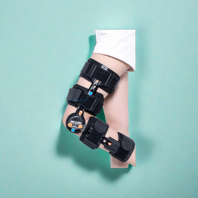 Adjustable Knee Joint Fixation Plate for Lower Limb Scaffold Fracture Fixation Brace