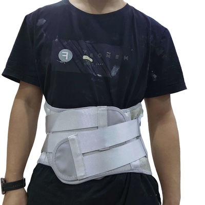 Adjustable Steel Plate Lumbar Back Support Belt for Decompression Relief
