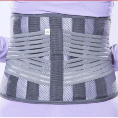Lumbar Support for Protruding Discs Sewing Uniform Needle Pitch Without Skip Stitches