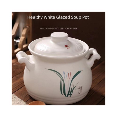 White Nonstick Cookware Set for Decocting Traditional Chinese Medicine Herbal Soup