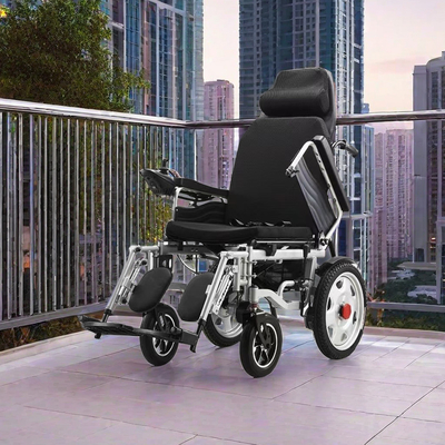 Foldable Electric Tilt Wheelchair for Disabled Made in Overall Dimensions 108*67*91cm