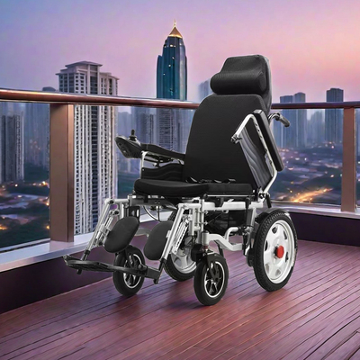 Professional 250W*2 Joystick Controller Wheelchair Foldable and Portable for Home
