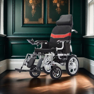 83*43*79cm Aluminum Alloy Electric Wheelchair with Advanced Intelligent Control System