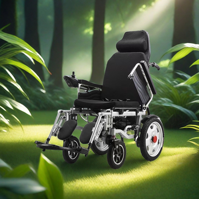 Class II Lightweight Electric Power Wheelchair with Automatic Folding 83*49*79cm