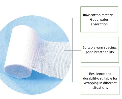 Medical Cotton Big Roll 5cm*600cm with Jumbo Surgical Sterile Hydrophilic Gauze Roll