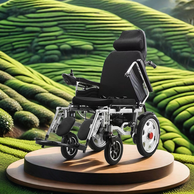 Active Adults' Ultimate Choice Portable Folding Electric Wheelchair with 12A Battery