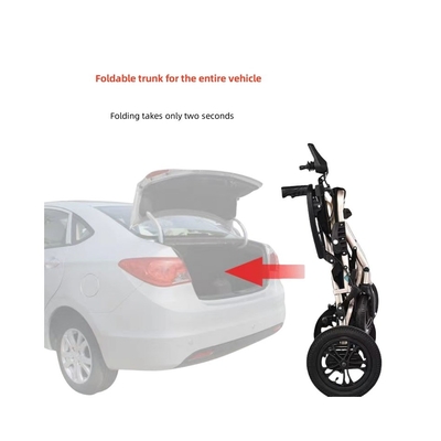 Design Electric Wheelchair for Disabled Travelers Foldable Portable and Airplane-Friendly
