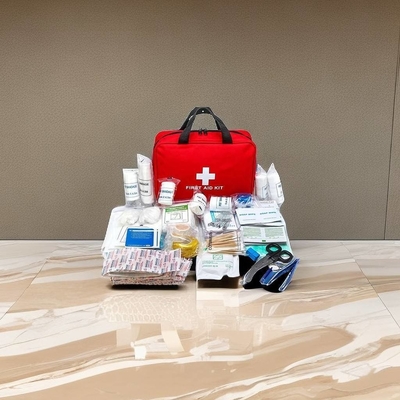 26cm x 18cm x Cm CE Certified Hospital Emergency First Aid Kit with Plant Information