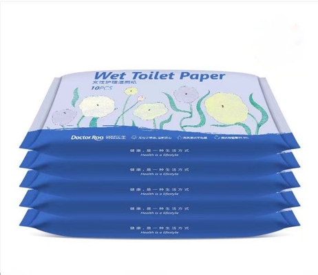 200mm*150mm Sheet Size No Irritation Mild Wet Toilet Paper for Wiping Buttocks