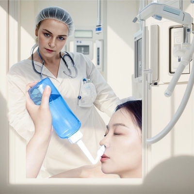Nasal Irrigator Syringe for Home 0.18 0.5mm Nozzle and Anti Choking Water Design
