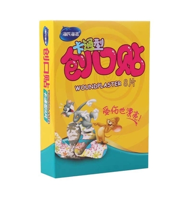 Waterproof and Breathable Cartoon Band Aid GB/T 32610 Standard for Shower Decoration