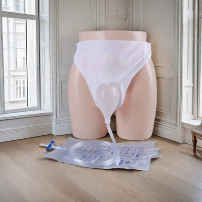 Stock Reusable Men's Urinal Bag with Drainage Class II Instrument Classification