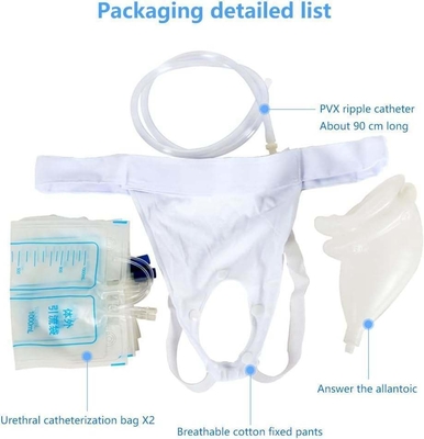 Stock Reusable Men's Urinal Bag with Drainage Class II Instrument Classification