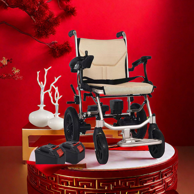 Sports Car Style Opening and Closing Armrest Electric Wheelchair with Foldable Performance