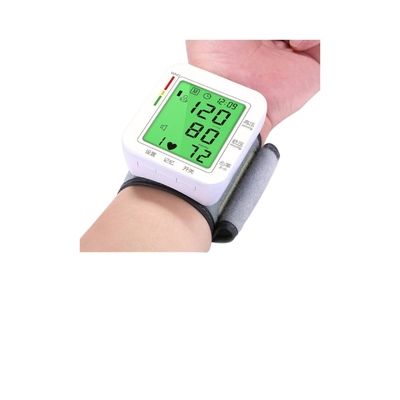 Digital Blood Pressure Meter Wrist Bp Monitor with Power Supply 2 No. 7 Batteries