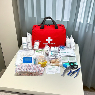 25 Piece Set Pet First Aid Kit for Dogs 5 Year Shelf Life Convenient and Portable