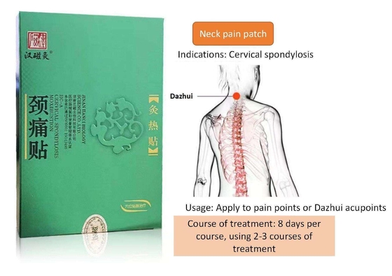 2PCS/Box Hot Moxibustion Wormwood Sticker ISO13485 Certified for Neck and Shoulder Pain
