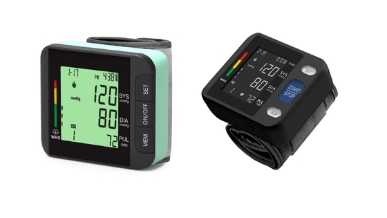 Portable Intelligent Electronic Wrist Digital Sphygmomanometer and 5 Years Shelf Life