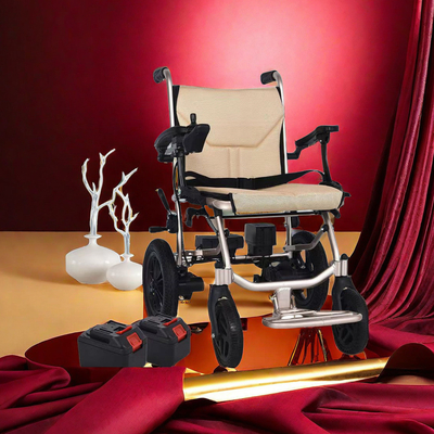 Portable and Detachable Breathable Pad Professional Brushed Motor Wheelchair for Home