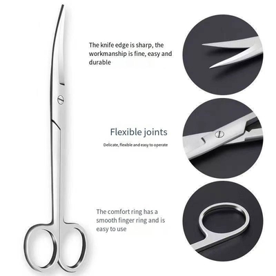 Stainless Steel Operating Surgical Instruments Sialkot Scissors for Dental Procedures