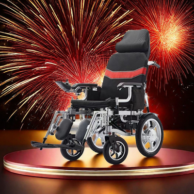 Full Recline High Backrest Electric Wheelchair for Medical Excellent Performance