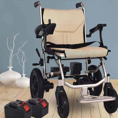 Portable 14kg Electric Wheelchair for Elderly Foldable and Easy to Board an Airplane