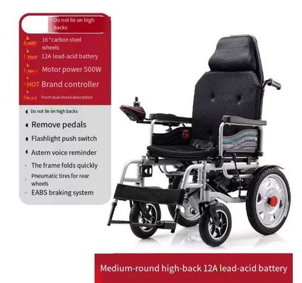 250W*2 Foldable Electric Wheelchair for Elderly and Disabled Medical Therapy Equipment