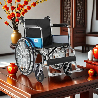 Home Lightweight Manual Wheelchair for Disabled People 1 Unit Capacity