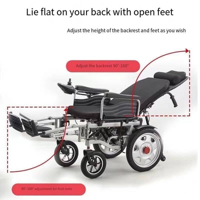 Class II Medical Equipment Stable Shock Absorber Quadriplegic Wheelchair