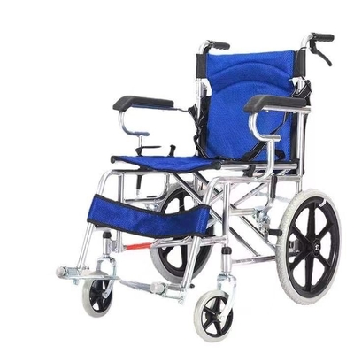 2024 Design Top Seller Foldable Standard Wheelchair with Breathable Fabric Cushion