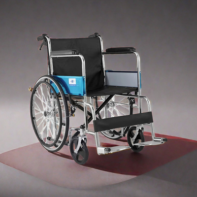 Professional Portable Lightweight Manual Wheelchair for Disable Person Standing at Home