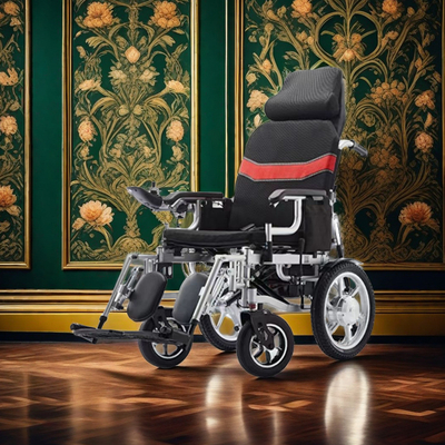 Excellent Manual Discounting Electrical Electronic Wheelchair for Disable Medical 24V
