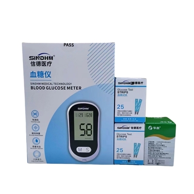 Professional Blood Glucose Meter and Test Strips Accurate Self Testing for Blood Sugar