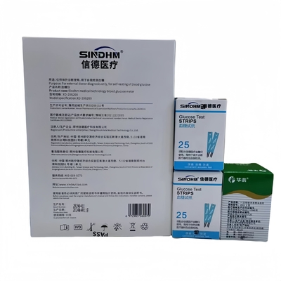 Professional Blood Glucose Meter and Test Strips Accurate Self Testing for Blood Sugar