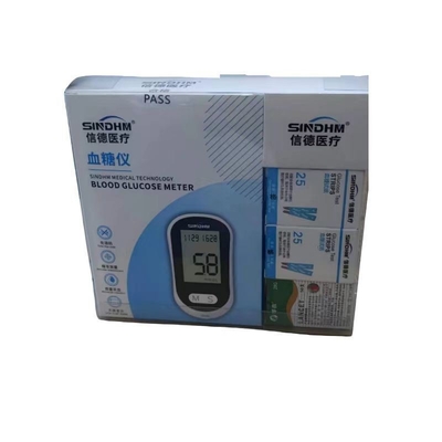 Tune-Free Code Performance Blood Glucose Meter Set with 50 Test Strips