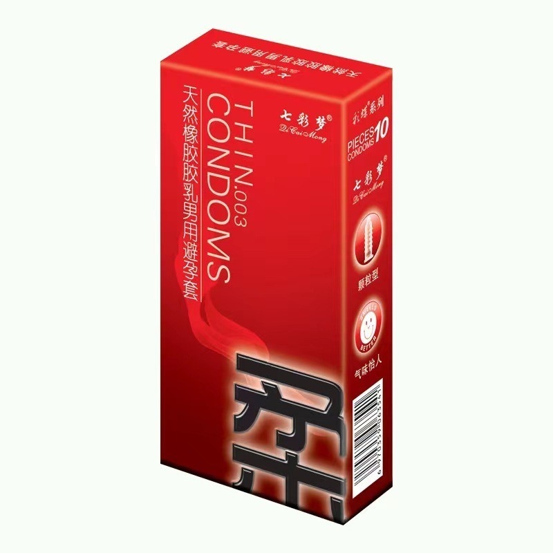 Natural Rubber Material Extra-Safe Latex Disposable Condoms for Protection 10 Pieces/Box