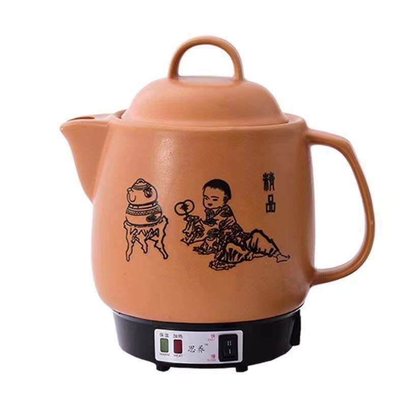 4.0L Handmade Traditional Chinese Medicine Pot Perfect for Traditional Home Decoration