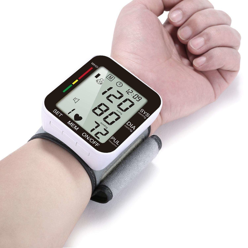 Easy Shuttle Operate Digital Wrist Blood Pressure Monitor CE Sphygmomanometer for Home