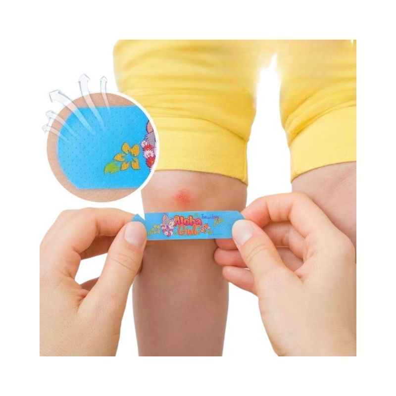 GB/T 32610 Customized Cartoon Bandage for Kids First Aid Kits Spot Wound Plaster