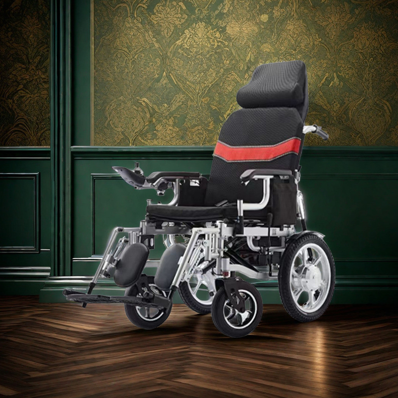 Electric Folding Wheelchair with Class II Instrument Classification and 24V Voltage