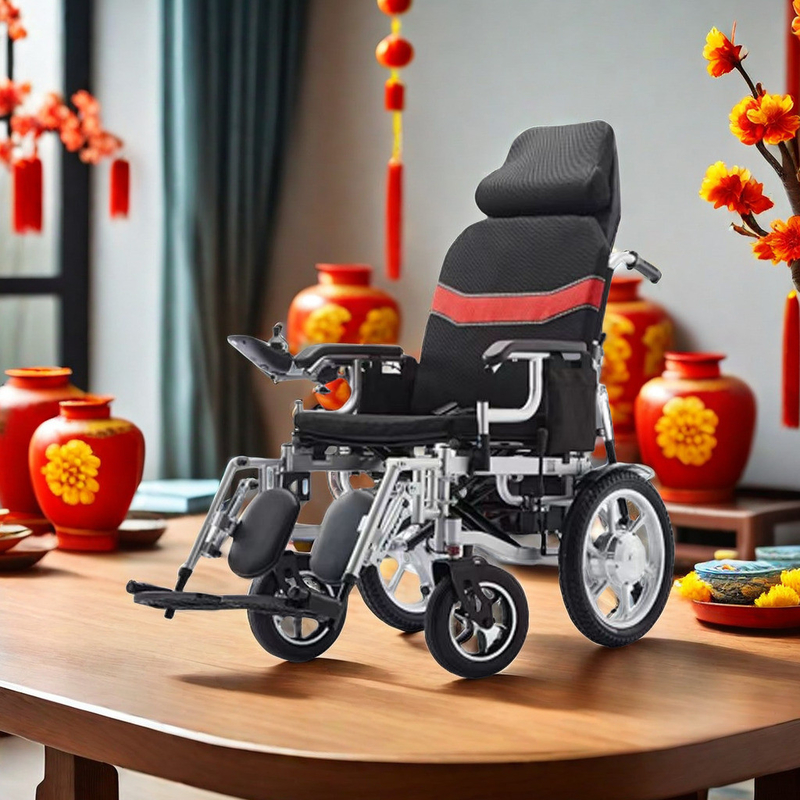 Class II Steel Power Wheel Chair Walker Folding Electric Wheelchairs for The Disabled