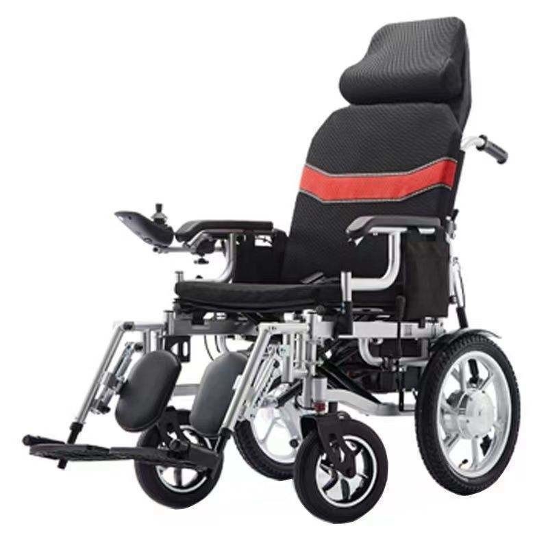 CE ISO 13485 Certified 500W Motor Wheel Transfer Chair with Hammock Loading Weight 120kg
